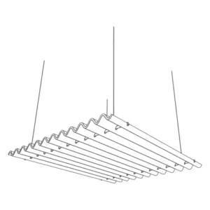 Diffuse ceiling rafts - Presentation Media