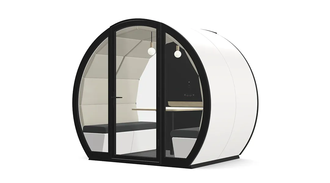 The Meeting Pod Co Outdoor Pod Enclosed - Presentation Media